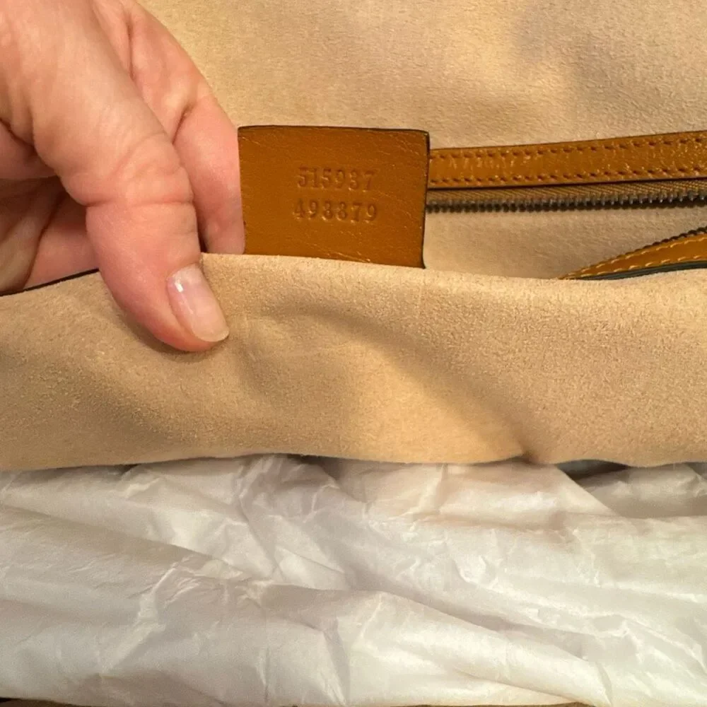 Gucci ReBelle Orange Leather Satchel Bag